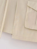 Znbbw TRAF Black Cargo Skirt Women High Waist Mini Skirts Woman 2023 Asymmetric Short Skirts for Women Streetwear Skort Skirt