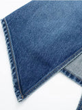 Znbbw TRAF Summer Sexy Camis Women Denim Blue Vest Woemn V Neck Halte Sleeveless Backless Asymmetric Top Female Tanks Y2K