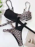 Znbbw Leopard Bikini 2023 Micro Bikini Set Push Up Thong High Cut Swimwear Women Mini Swimsuit Female Bathing Suit