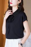 Znbbw Women Short Sleeve Chiffon Blouse Shirt Tops Women Blusas Mujer De Moda 2023 Verano Blouses Camisas Blusa Feminina F485