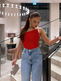 Znbbw TRAF Off Shoulder Corset Tops lingerie For Women's Y2k Top Clothes Backless Red Tube Top Female Zip Sexy Crop Top