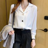 Znbbw Sleeve Black White Blouse Tops Blouse Women Blusas Mujer De Moda 2023 V-neck Chiffon Blouse Shirt Blouses Femme Blusas E447