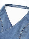 Znbbw TRAF Tank Tops Halter Sleeveless Sling Crop Top Sexy Girls Ladies Camis Y2K Aesthetic Corset Tops Women Clothing