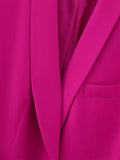Znbbw TRAF 2023 Autumn Spring Pink Colour Blazer Women Belt Thin High Quality Coat Top Women Outwear TRAF Blazer Jacket Women