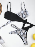 Znbbw Leopard Bikini 2023 Micro Bikini Set Push Up Thong High Cut Swimwear Women Mini Swimsuit Female Bathing Suit