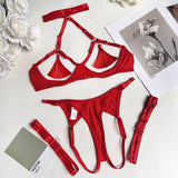 Znbbw Sensual Tassel Fetish Lingerie See Through Open Bra Bilizna Set Hot Sexy Intimate Naked Crotchless Panties Exotic Sets