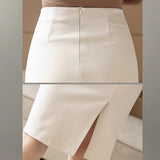 Znbbw Simple OL Style Office Pencil Skirts Elegant All-Match High Waist Slim Women Skirts Female Classic Vintage Casual Bottoms