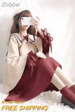 Znbbw 2 Piece Dress Set Women Long Sleeve Crop Tops + Casual Midi Dress 2023 Spring Autumn Slim Lady Japan Korean Suits