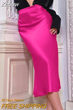 Znbbw Satin Women Jacket Blazer And Pants Suits Streetwear Ladies Two Piece Set 2023 Autumn Winter Office Elegant Suit Coat