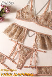 Znbbw Erotic Lingerie Porn Underwear Uncensored Transparent Bra Briefs 5-Piece Fancy Lace Delicate Fine Intimate Luxury Sets