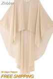 Znbbw TRAF Women 2023 New Chic Fashion Tulle Net Long Cloak Coat Dress Vintage Female Dresses Vestidos Robe Mujer