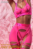 Znbbw Fancy Lingerie Delicate Bra And Panty Set Sheer Lace Outfit Luxury Bilizna Seamless Underwear Uncensored 4-Piece