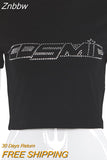 Znbbw Women Harajuku Open Back T-Shirt Long Sleeve Top Cropped Hollow Out Sexy Tshirt Bandage Backless Slim Bodycon Streetwear Knitted