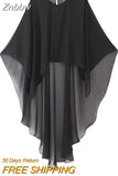 Znbbw TRAF Women 2023 New Chic Fashion Tulle Net Long Cloak Coat Dress Vintage Female Dresses Vestidos Robe Mujer