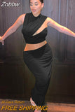 Znbbw Women Party Club Evening Birthday Bodycon Streetwear Long Dress 2023 Summer Clothes Wholesale Items For Business