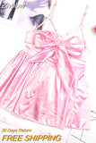 Znbbw Fancy Satin Lingerie Outfit Open Bra Bowknot Set Woman 5 Pieces Garter Dress Intimate Sexy Fine Exotic Sets