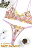 Znbbw Sexy Lingerie Fancy Lace Set Woman 2 Pieces Transparent Women's Underwear Embroidery Erotic Beautiful Bra And Panty Set