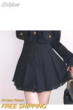 Znbbw Fall Small Fragrance Vintage Two Piece Set Women Top Short Jacket Coat + Mini Skirts Sets Sweet 2 Piece Suits