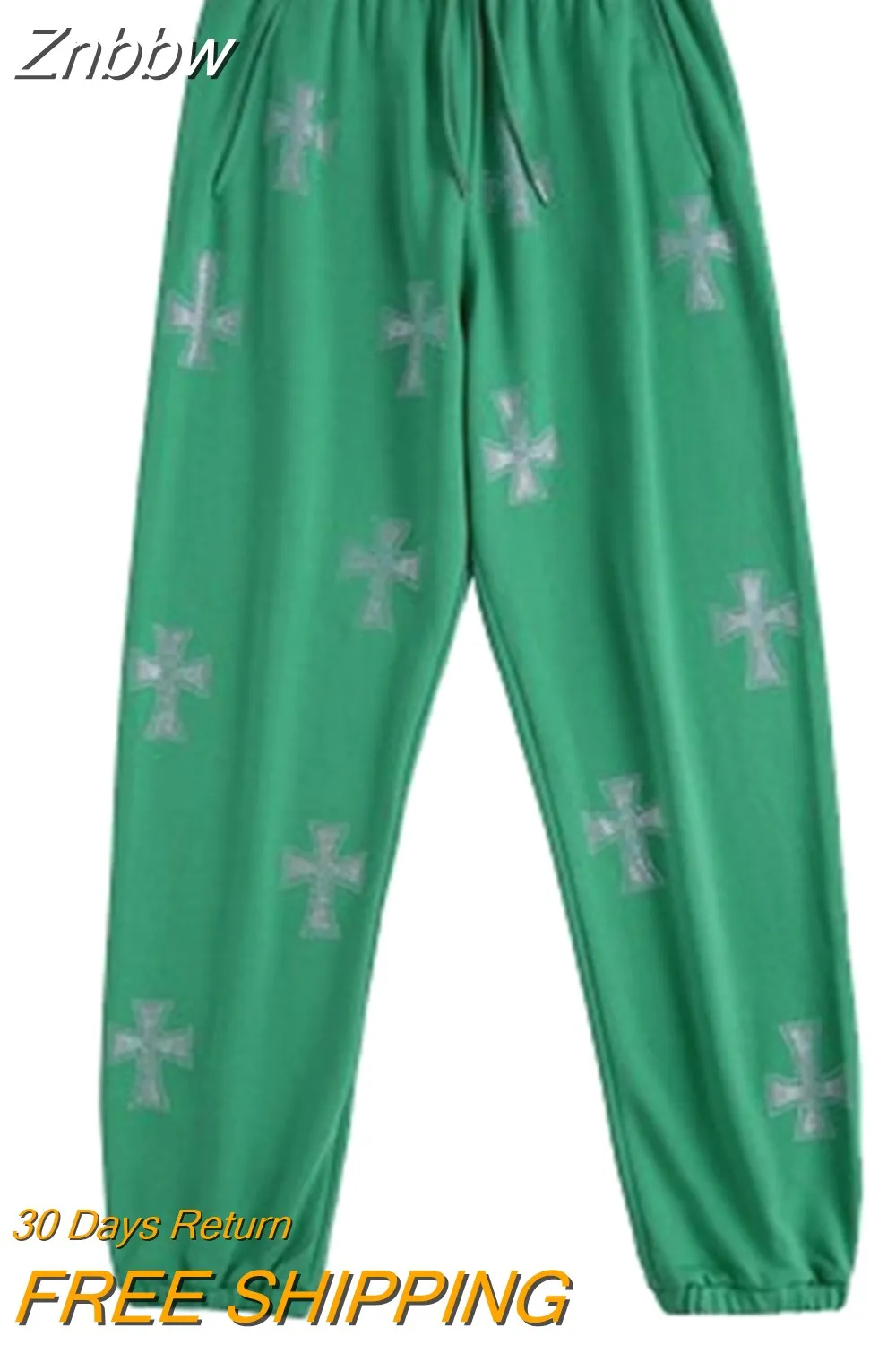 Znbbw rhinestone Harajuku Pants For Women Trouser Streetwear Woman Harem Pants Ins Retro Teens Straight Causal Pants Plus Size - Image 8