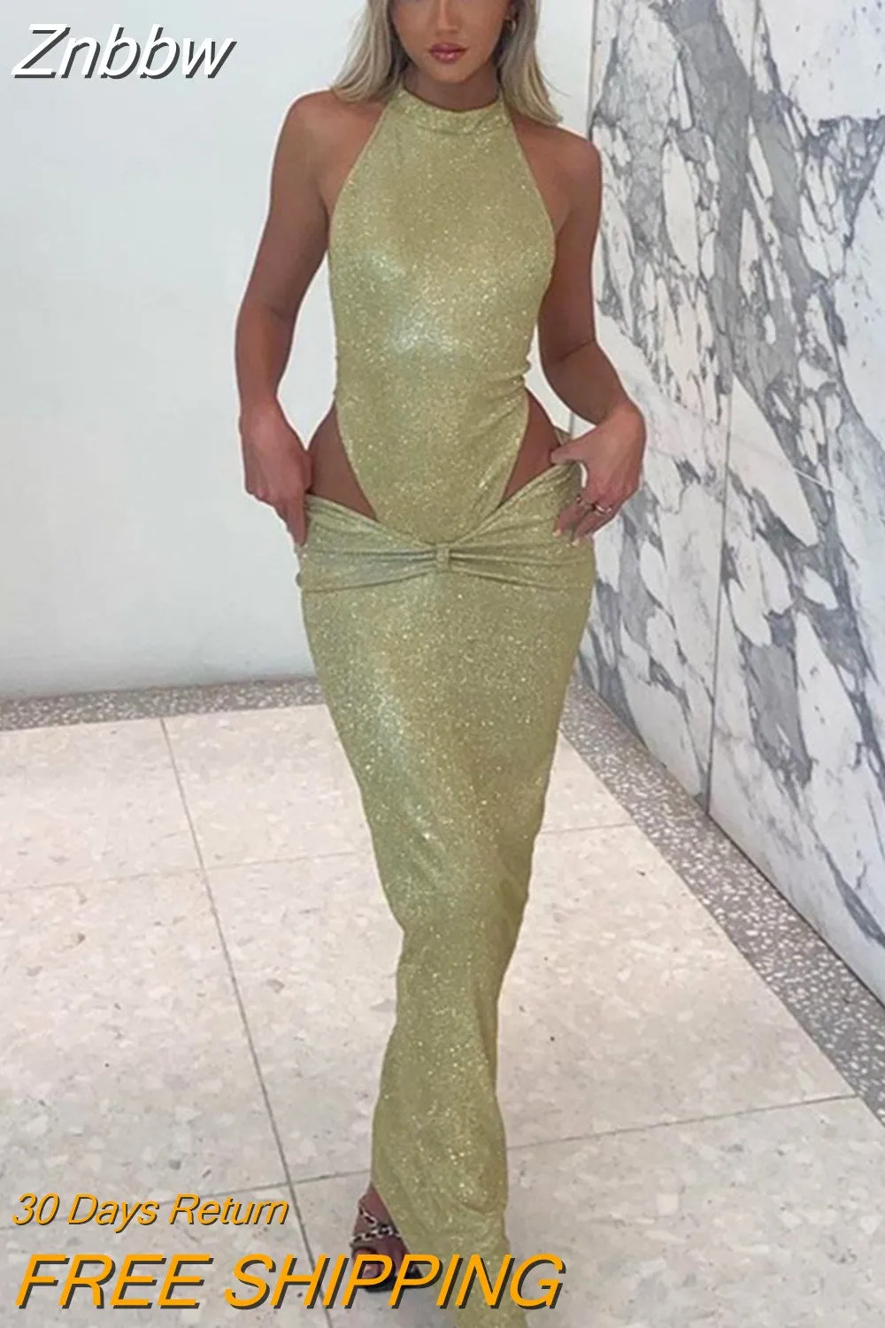 Znbbw Women 2023 Summer Tank Tops Bodysuit Long Skirts Club Two Piece Sets Birthday Outfits Wholesale Items For Business