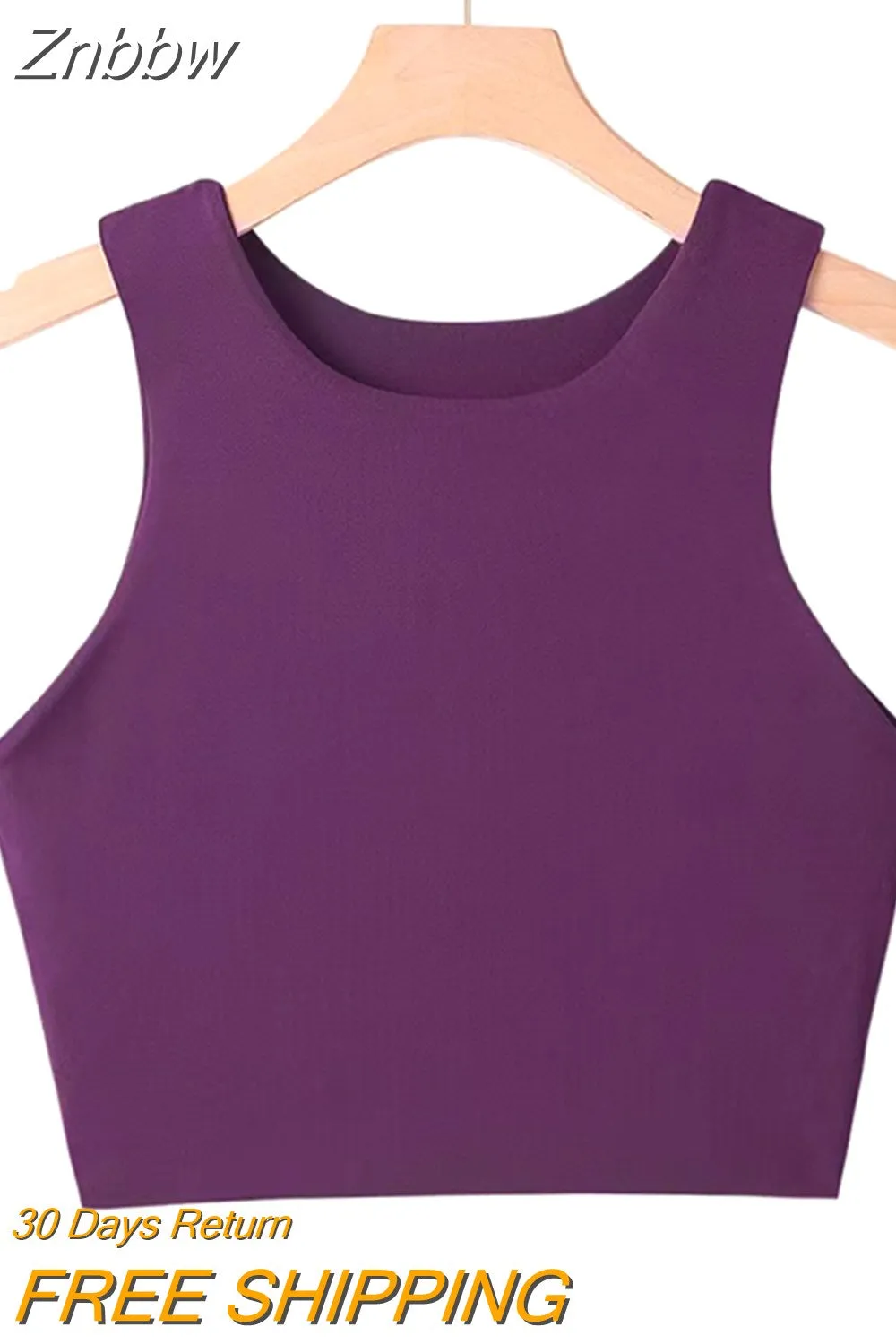 Znbbw Summer Fashion Women Sexy Slim Tops O-neck Sleeveless Double Nylon Ladies Good Quality Tank Tops 6 Colors - Image 4