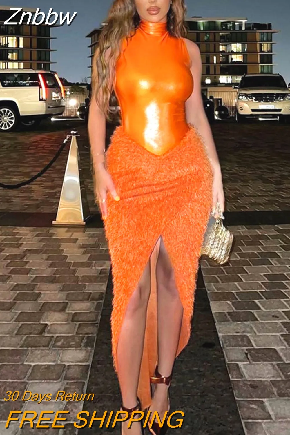 Znbbw Women 2023 Autumn Party Club Evening Birthday Bodysuits Midi Skirts Two Piece Sets Outfits Wholesale Items For Business - Image 3