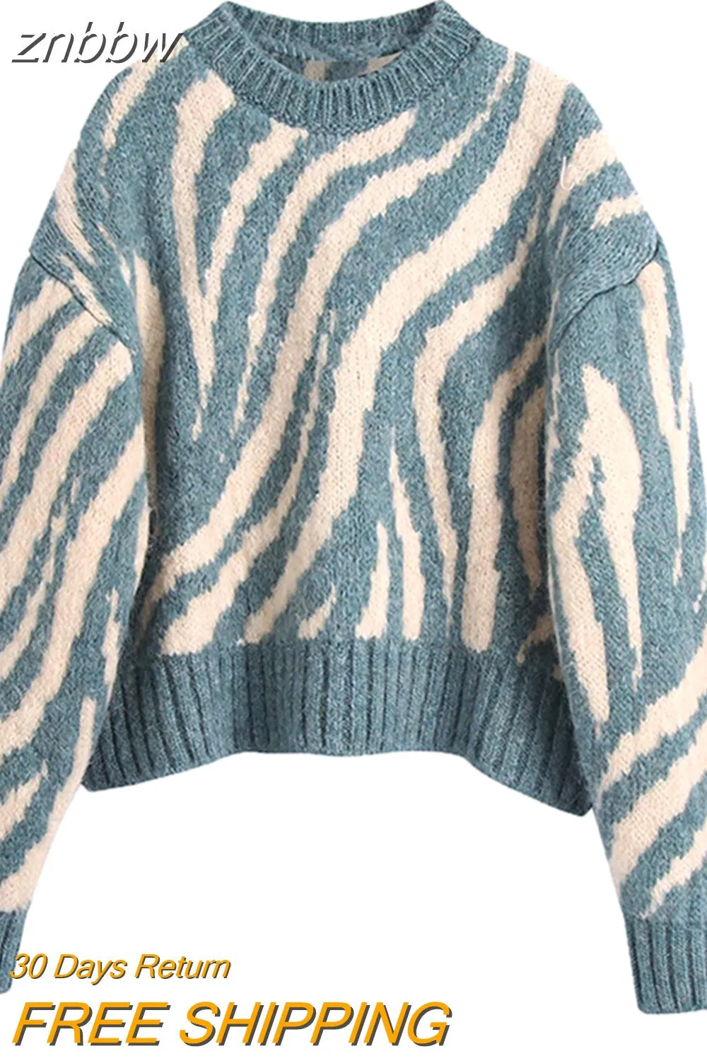 znbbw Autumn Woman Knitting Texture Sweater Fashion Round Neck Long Sleeve Black Stripe Hollow Out Sweater Vintage Fashion Sweater