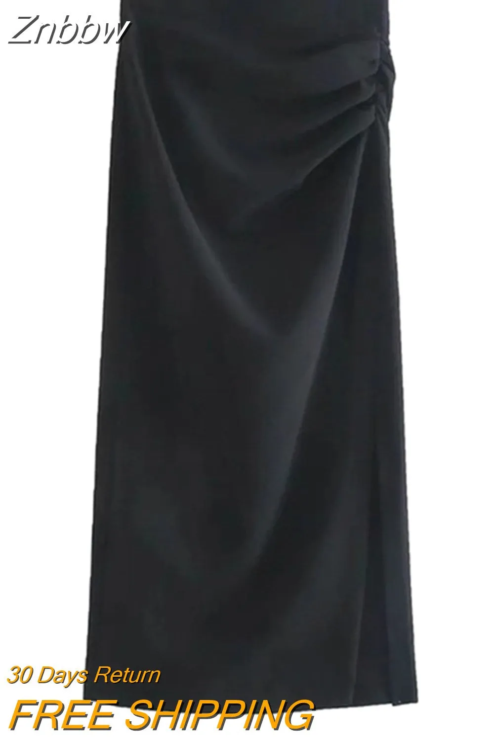 Znbbw ZBZA Skirts Womens 2023 Two Piece Set Linen Blend Cropped Women Shirt Draped Skirt Autumn Fashion Casual Dress Sets - Image 6