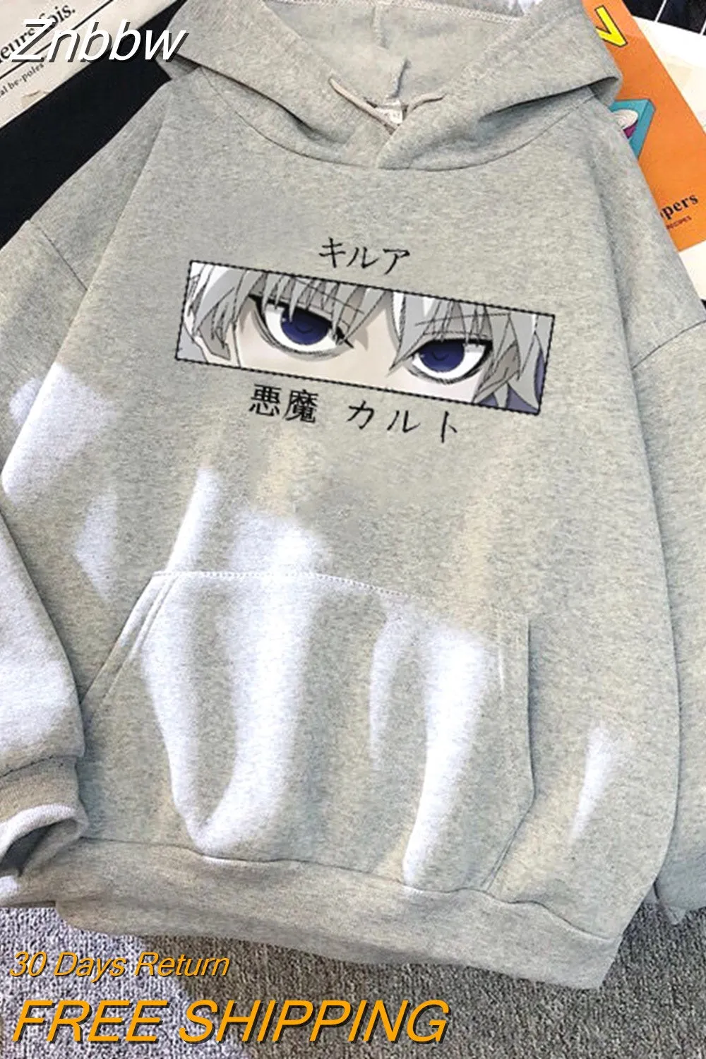 Znbbw Women Hoodies Hunter X Hunter Women Pullovers Hoodies Sweatshirts Killua Zoldyck Hisoka Anime Hoody Streetwear Tops - Image 5