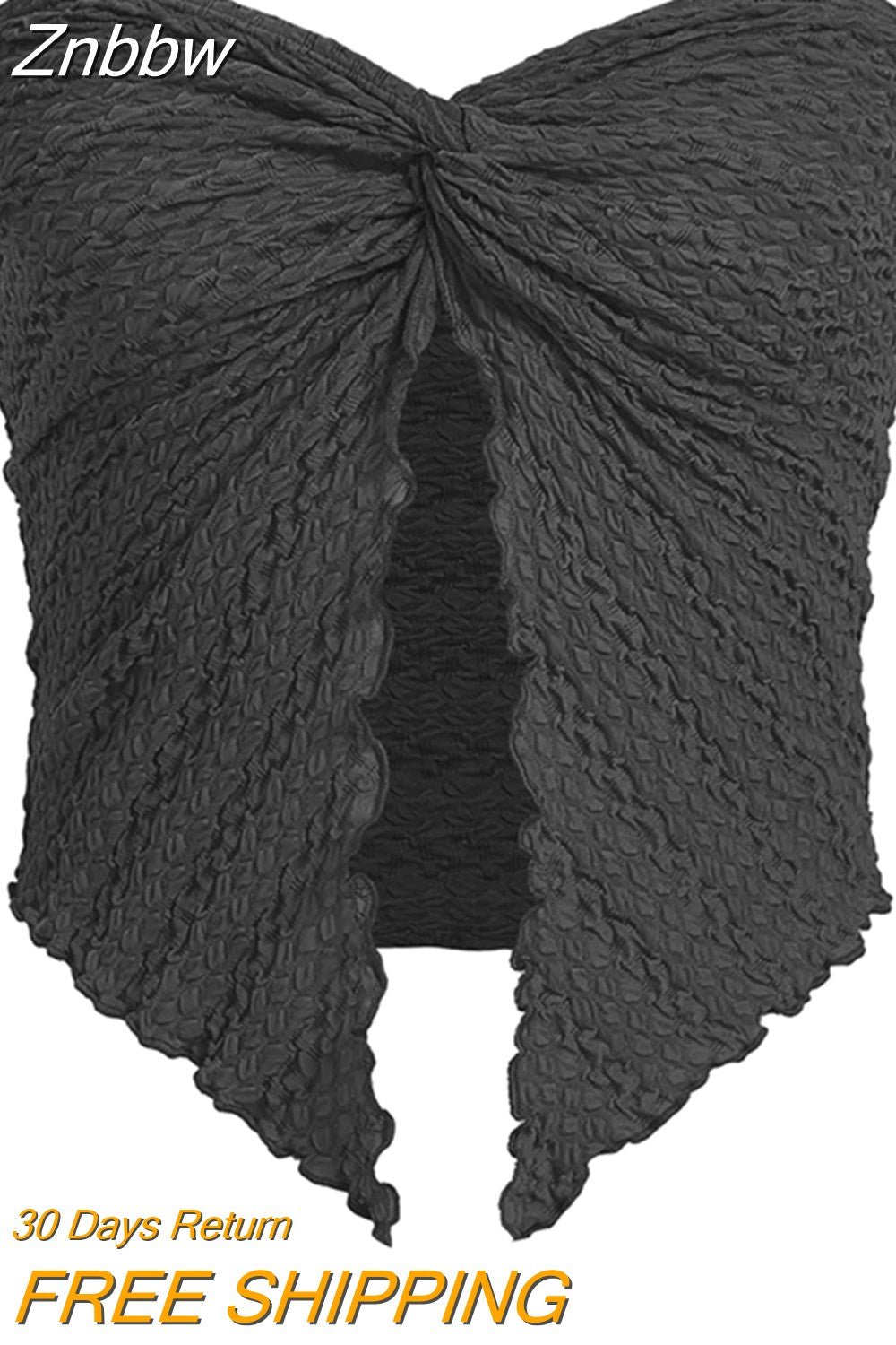 Znbbw Women Y2k Ruched Off Shoulder Tube Tops Strapless Front Open Tops Backless Bandeau Crop Top Sexy Streetwear - Image 7