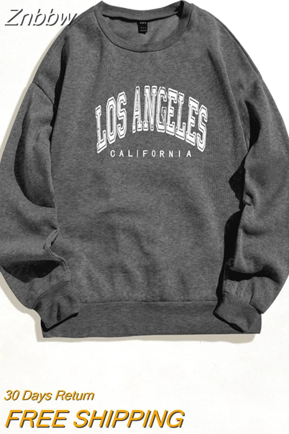 Znbbw Women Y2K Hoodies Hip Hop Letter Oversized Casual Streetwear Long Sleeve Pullover Vintage Autumn Winter Fashion Sweatshirts Tops - Image 10