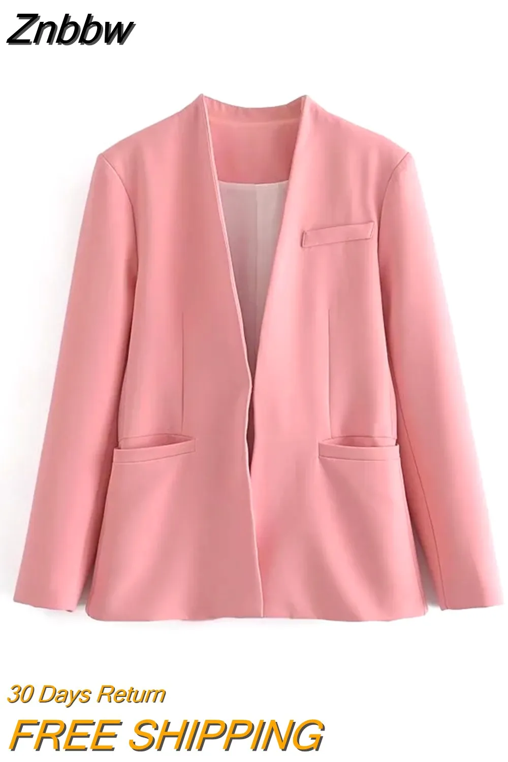 Znbbw ZBZA 2023 Woman Vintage Green Yellow Loose Blazer Women Spring Elegant Female Streetwear Solid Blazer Women 202302 - Image 14