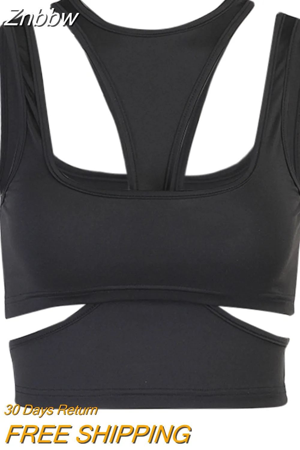 Znbbw Style Sexy Vintage Strappy Y2K Halter Crop Top Women Summer 90s Backless Cami Tops Tees Ladies Fashion Fitness Camisole Party - Image 15