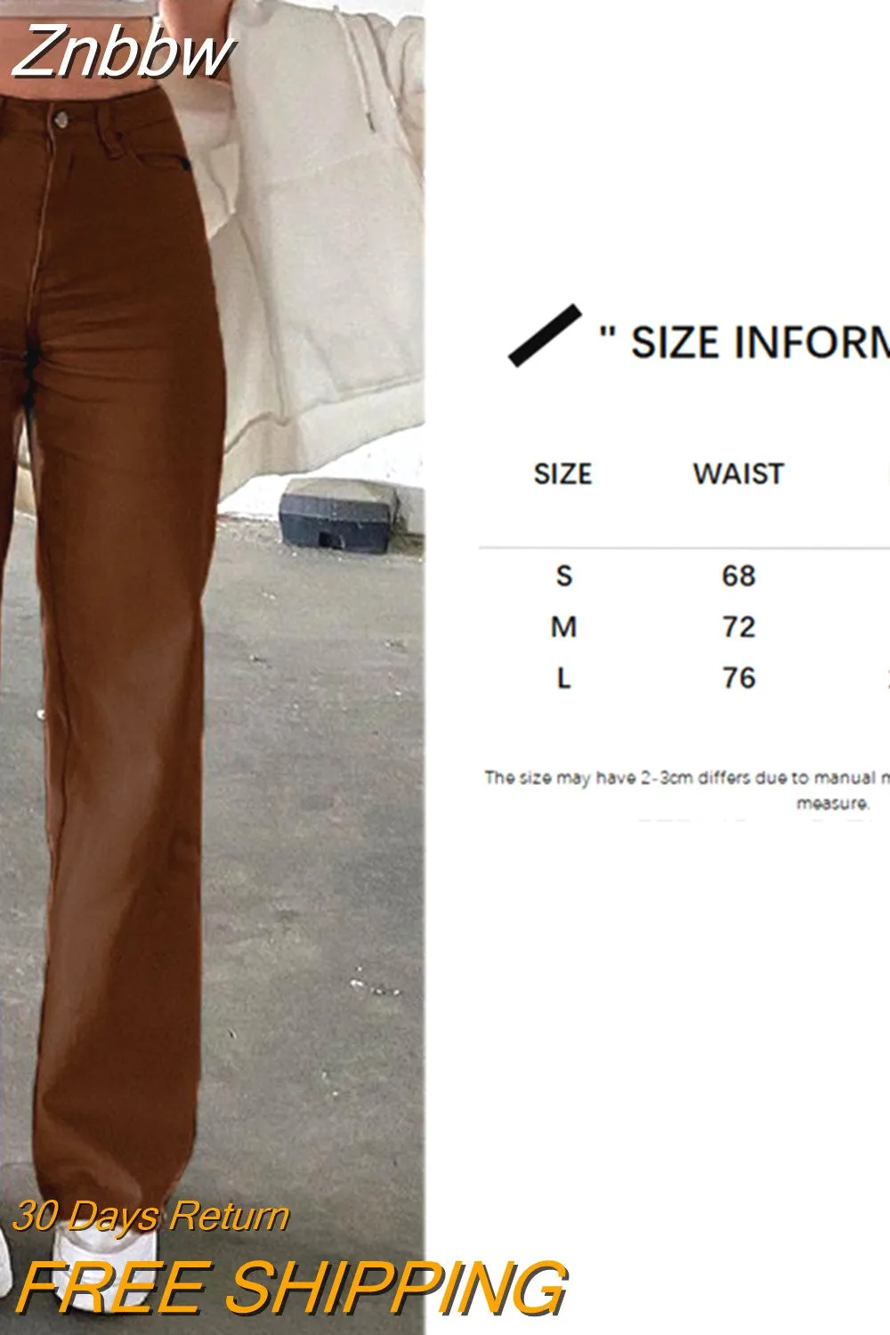 Znbbw Women Y2K Cargo Pants Khaki Loose Streetwear Vintage Low Waist Casual Straight Trousers Sexy Retro Loose Pockets Baggy Pants - Image 16