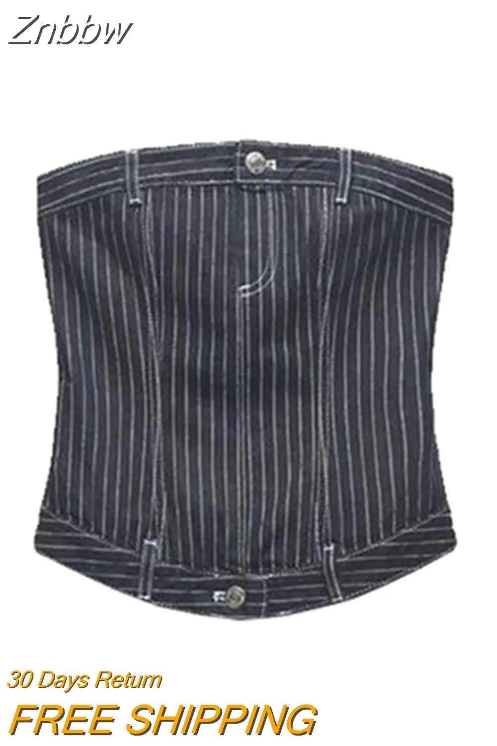 Znbbw Women Vintage Jeans For Women 2023 Striped Denim Jeans Work Pants Women jeans - Image 2