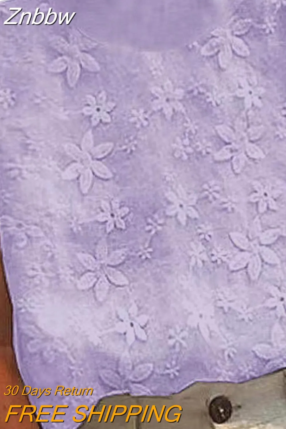 Znbbw Women Solid Hollow Out Tops Summer Turtleneck Cotton Linen Breathable Blouses Casual Loose Short Sleeve Office Shirt Pullover - Image 13