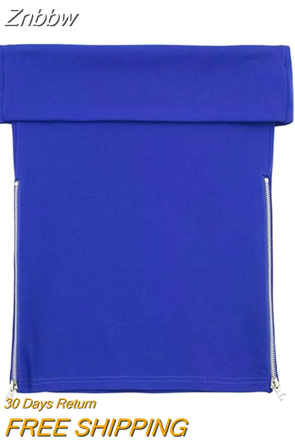 Znbbw 2023 Side Zipper Cropped Bustier Tops Summer Strapless Corest Women Tank Top Sleeveless Party Club Crop Tops F38 - Image 5