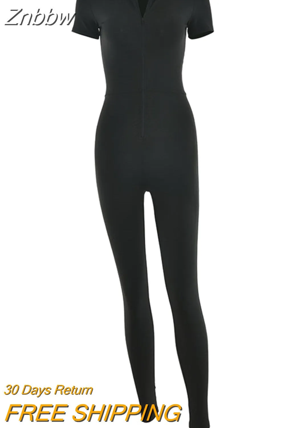 Znbbw Sculpting Playsuit Women Sexy Short Sleeve Waist Corset Rompers Jumpsuits Femme Zip Body-Shaping One Piece Outfits - Image 9