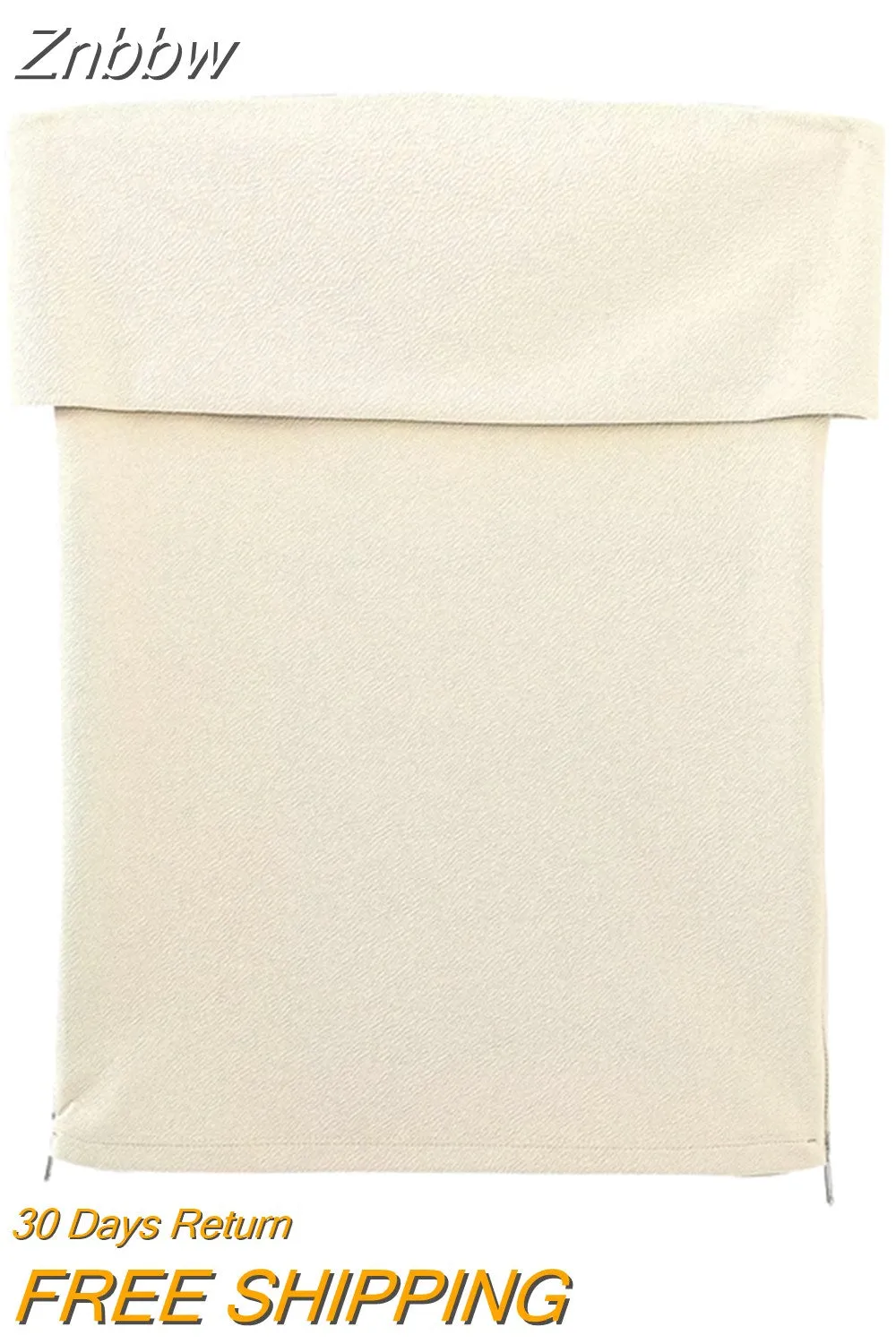 Znbbw 2023 Side Zipper Cropped Bustier Tops Summer Strapless Corest Women Tank Top Sleeveless Party Club Crop Tops F38 - Image 4