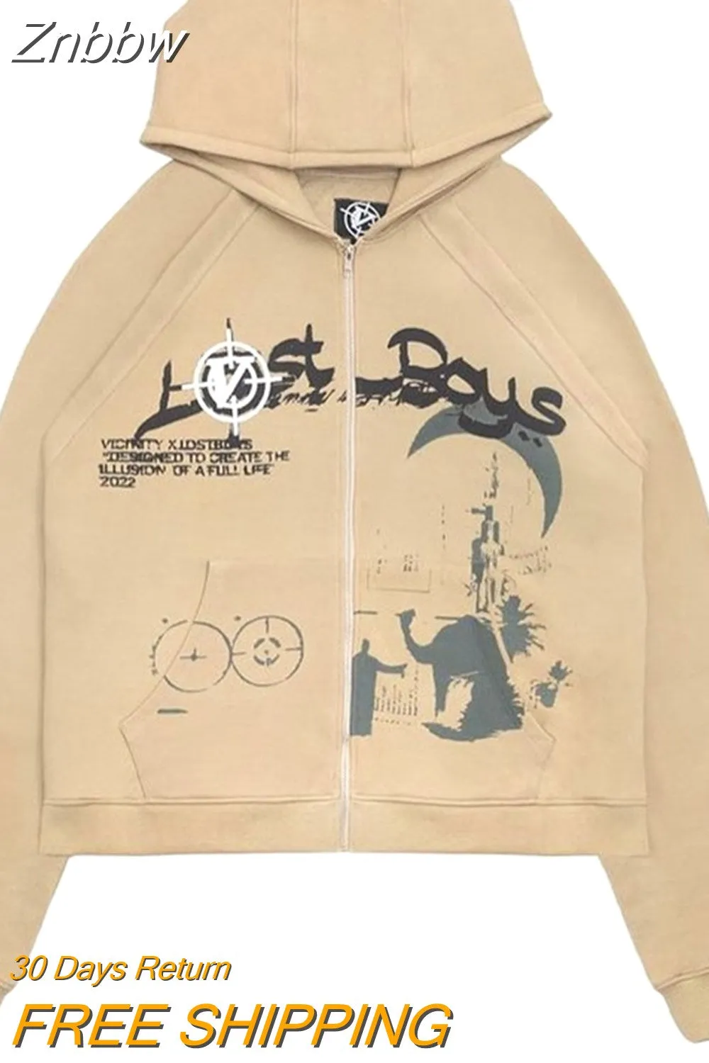 Znbbw Zip Hoodie 2023 Rhinestone Skeleton Sweatshirt Woman Sport Coat Gothic Long Sleeve Oversized Hoodie Y2k Punk Grunge Jacket - Image 7