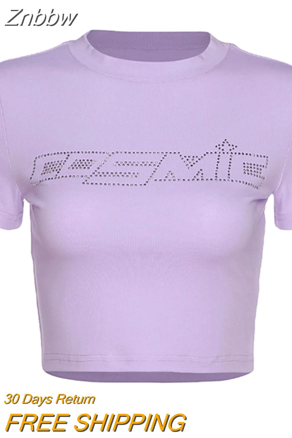 Znbbw Women Teen Girls Gothic Graphic Print Crop Tops T Shirts O-Neck Short Sleeve E-Girl Aesthetic Kawaii Crop Tees Tops Streetwear - Image 8