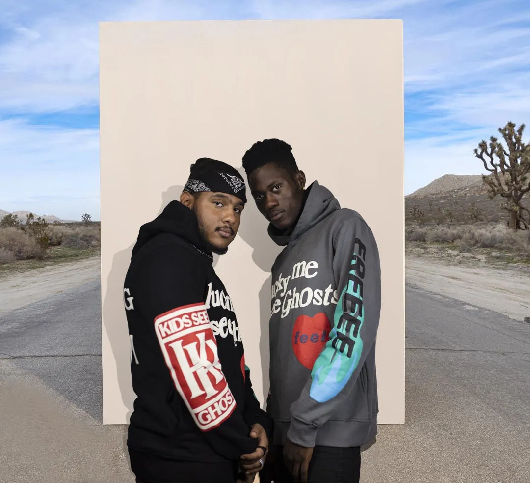 Znbbw Harajuku Autumn Weirdo Graffiti Letter Printed Hoodies Men Lucky Me I See Ghosts Unisex Hooded Sweatshirt Fleece Streetwear - Image 3