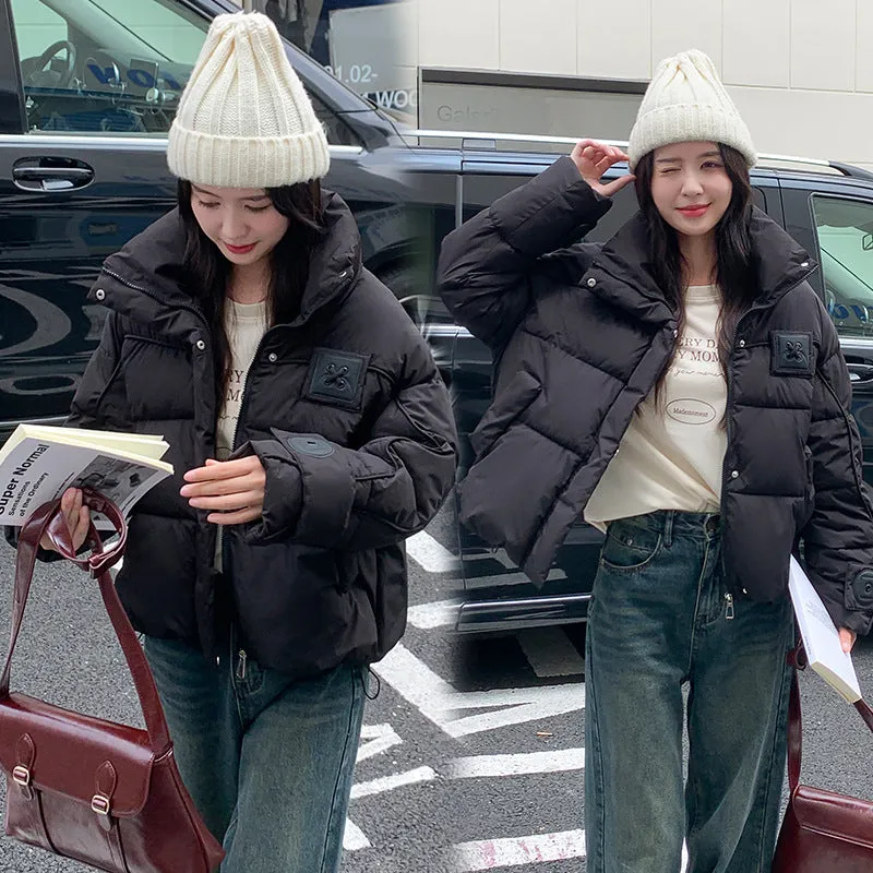 New Down Cotton Clothes Women's Winter Short Loose And Thick Padded Clothes Fashion Bread Clothing Fashion Casual Coat - Image 5