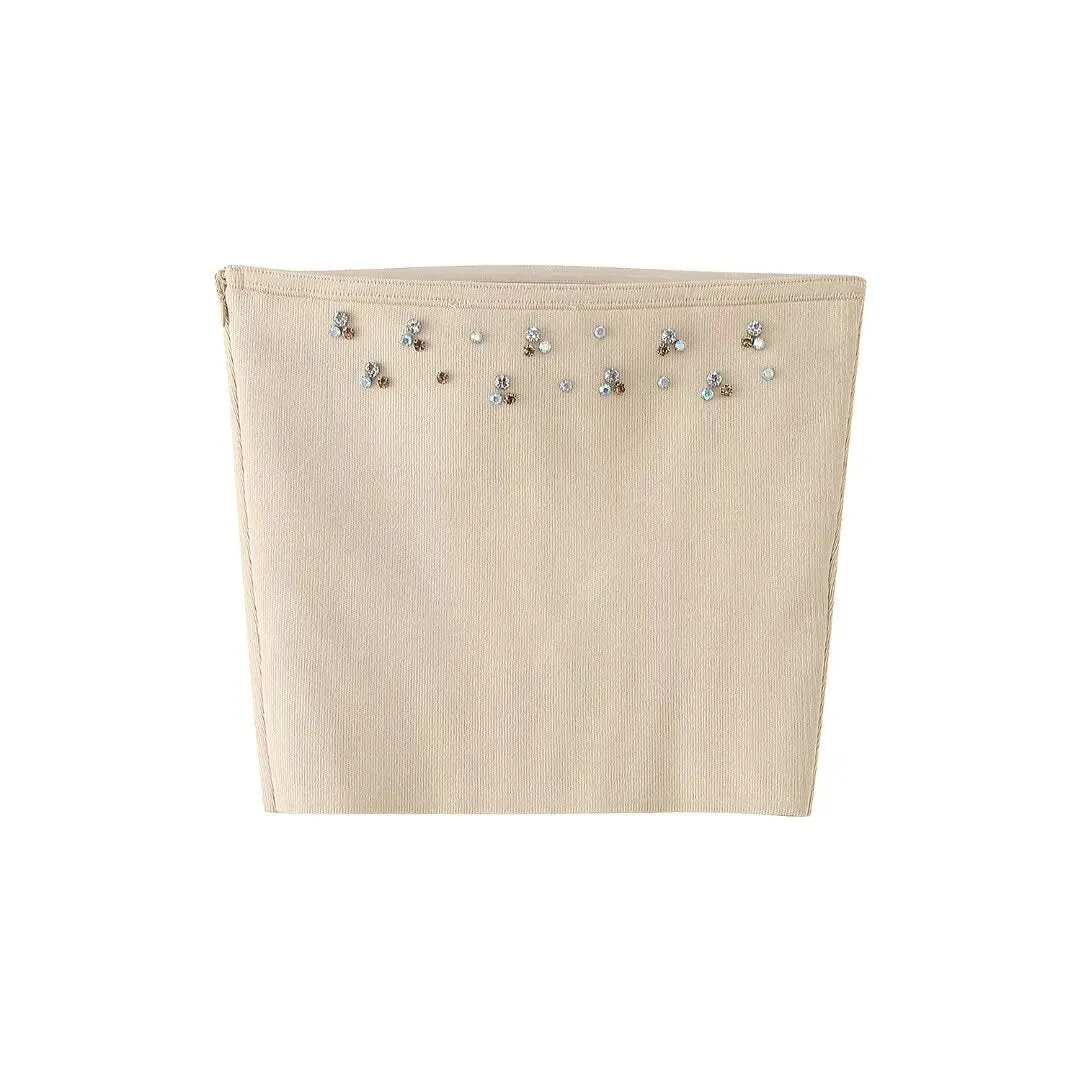 Znbbw String Knitted Jacket 4192013 Jewelry String Knitted Chest-Wrapped Jacket 4192014 Set