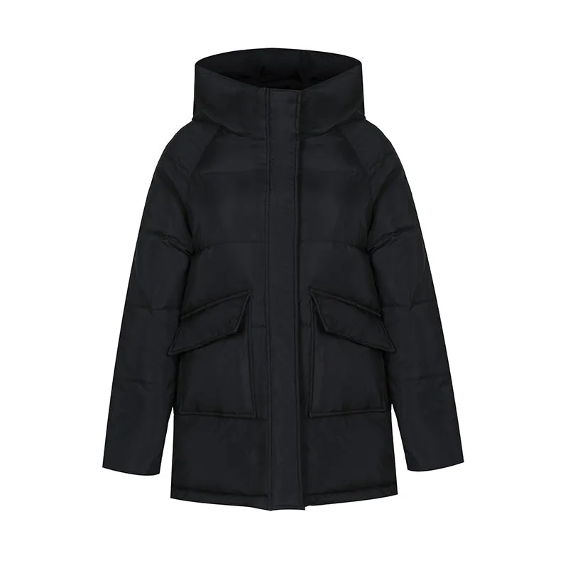 Bread Clothes In The Long Down Cotton-Padded Clothes For Women In 2024 New Tide Winter Coat Thick Cotton-Padded Jacket - Image 3