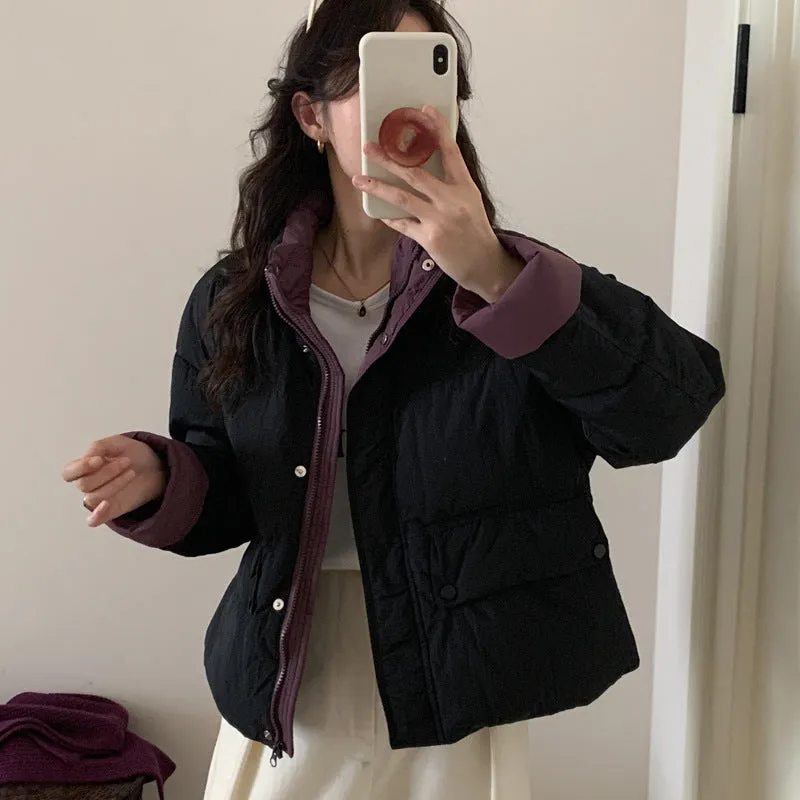 Winter New Women's Fashion Cotton-Padded Clothes Hot Style Design Sense Short Cotton-Padded Jacket Small Down Cotton Jacket Coat Tide - Image 5