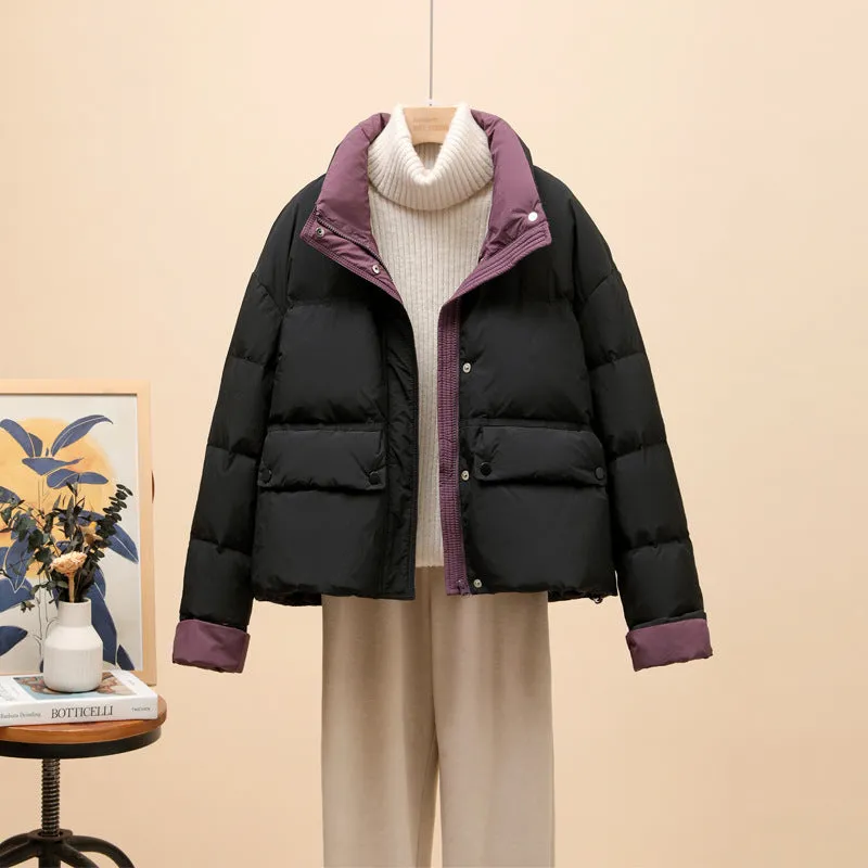 2024 New Korean Version Loose Cotton-Padded Coat And Thick Cotton-Padded Jacket - Image 3