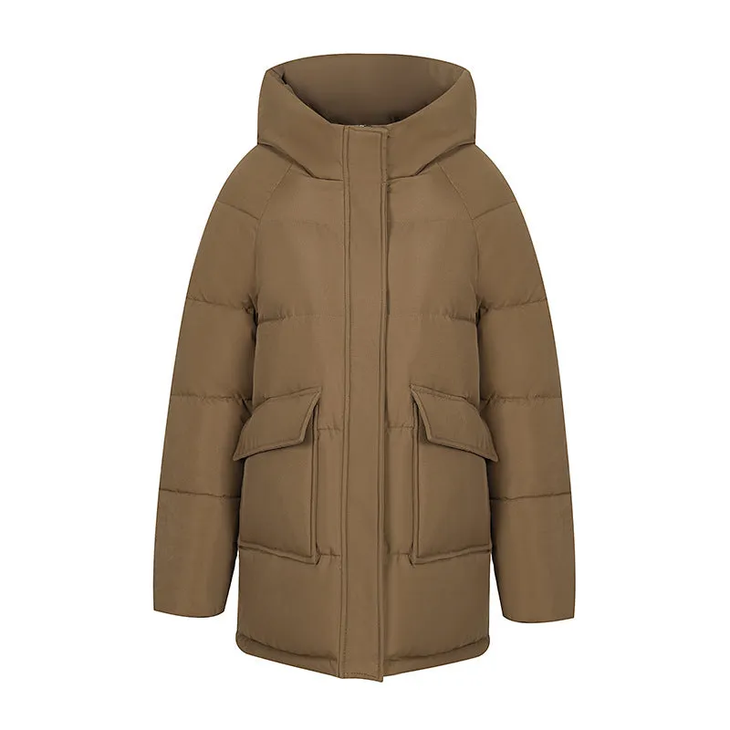 Bread Clothes In The Long Down Cotton-Padded Clothes For Women In 2024 New Tide Winter Coat Thick Cotton-Padded Jacket - Image 7