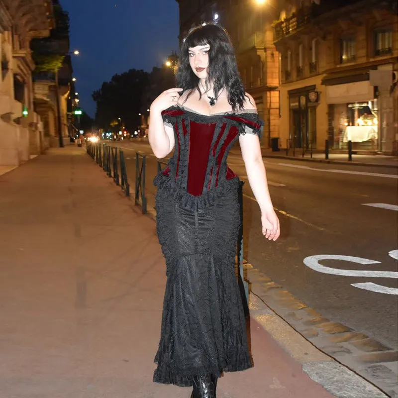 Znbbw Autumn New Hot Girls Sexy Vest Dark Style Slim Suede Lace Blouse - Image 5