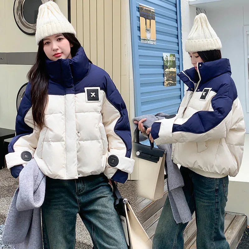 New Down Cotton Clothes Women's Winter Short Loose And Thick Padded Clothes Fashion Bread Clothing Fashion Casual Coat - Image 3